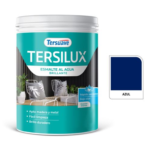 Esmalte Acuoso Brillante 1L Azul