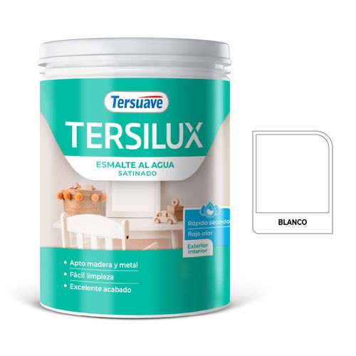 Esmalte Acuoso Satinado 1L Blanco