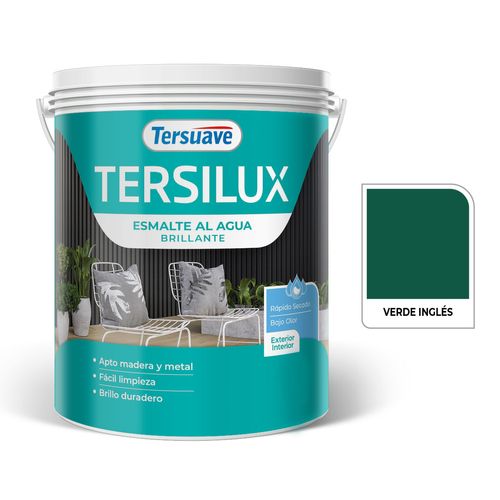 Esmalte Acuoso Brillante 4L Verde Ingles