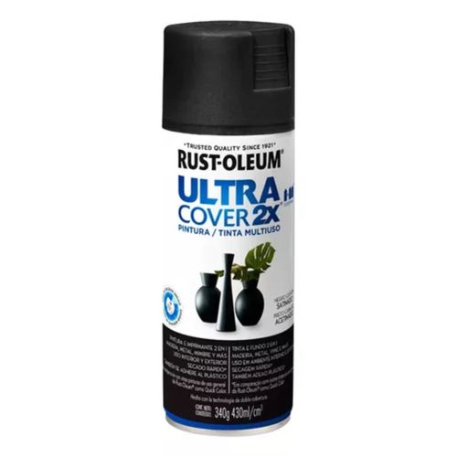 Aerosol Ultra Cover Negro Mate 340G