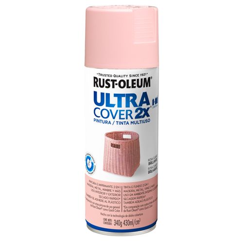 Aerosol Ultra Cover Rosa Claro Brillante 340G