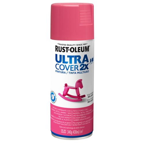 Aerosol Ultra Cover Rosa Intenso Brillante 340G