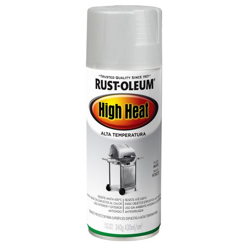 Aerosol Alta Temperatura Plata Mate 340G