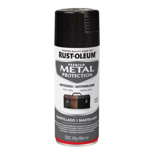Aerosol Martillado Negro Brillante 340G