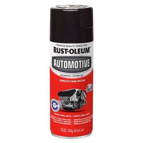 Aerosol Auto Motor Negro Brillante 340G