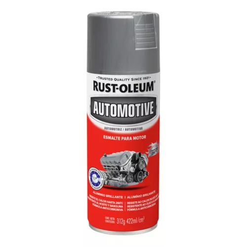 Aerosol Auto Motor Aluminio Brillante 340G