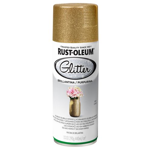 Aerosol Glitter Oro 290G Brillante