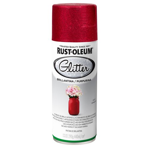 Aerosol Glitter Rojo 290G Brillante