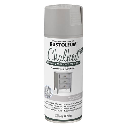 Chalked Aerosol Gris Envejecido Mate 340