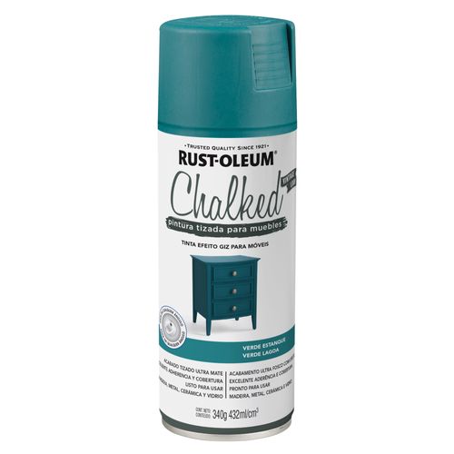 Chalked Aerosol Verde Estanque Mate 340G