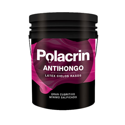 Latex Cielorrasos Mate Blanco 4L Polacrin