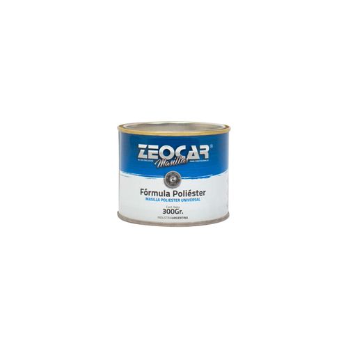 Masilla Plastica 300 gr Zeocar Formula Polyester