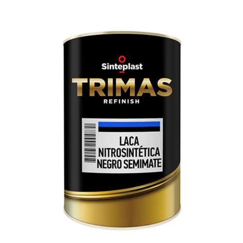 Laca Nitro Semimate 0.5L Negro Trimas 13627052