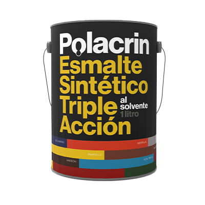 Esmalte Sintetico Brillante 4L Gris Espacial Polacrin