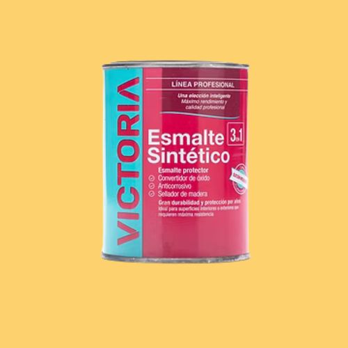 Esmalte Sintetico Brillante 1L Crema Victoria