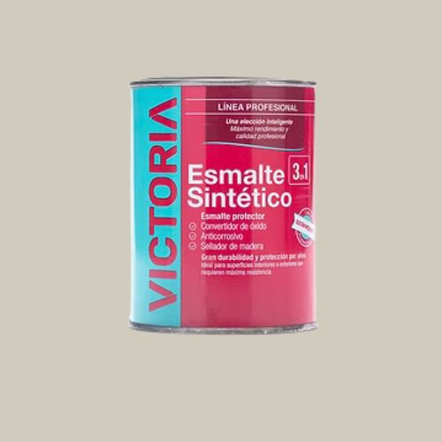Esmalte Sintetico Brillante 1L Marfil Champagne Victoria