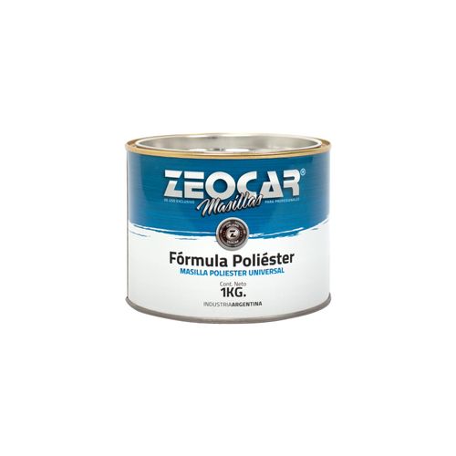 Masilla Plastica 1 Kg Zeocar Formula Polyester