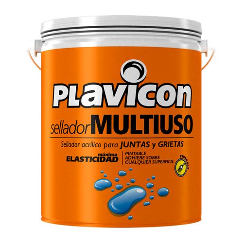 Sellador de grietas Multiuso 5Kg Plavicon Blanco