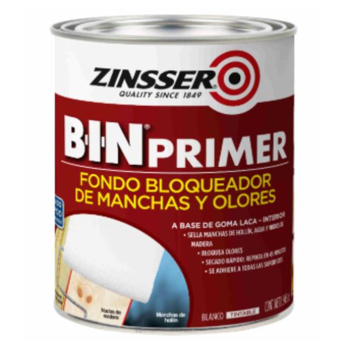 Zinsser Bin 4L Blanco Mate