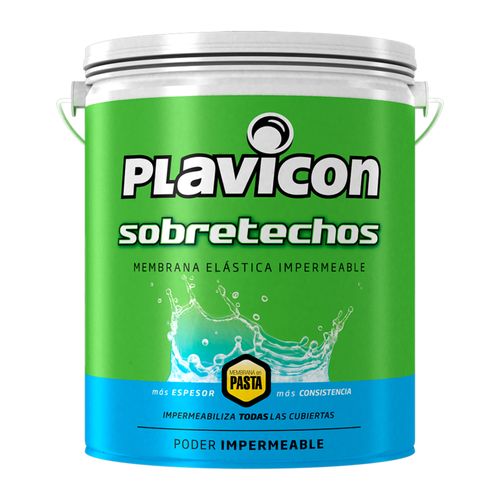 Membrana Liquida Sobretechos 20Kg Rojo Plavicon