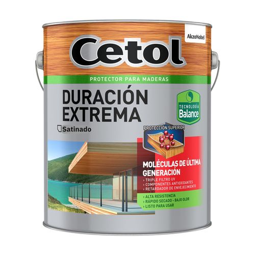 Cetol Dureza Extrema Satinado 4L Cristal