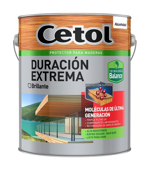 Cetol Dureza Extrema Brillante 4L Cedro