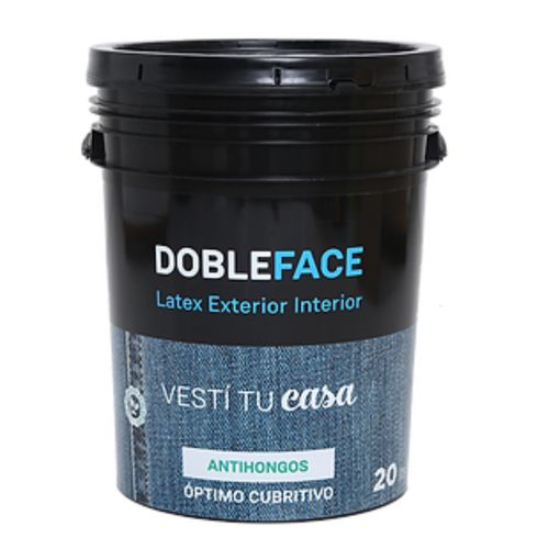 Latex Exterior Interior Doble Face Mate 1L Blanco