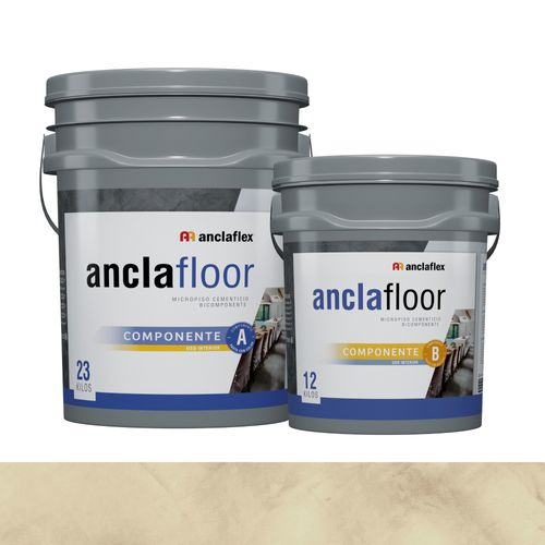 Anclafloor Micropiso 35Kg Hueso Kit 2 Comp