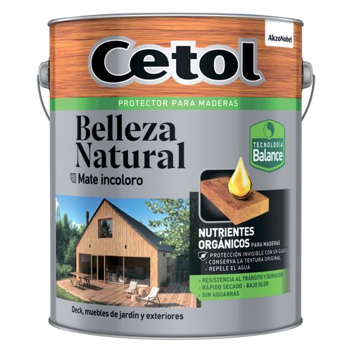 Cetol Belleza Natural 1L Mate Incoloro