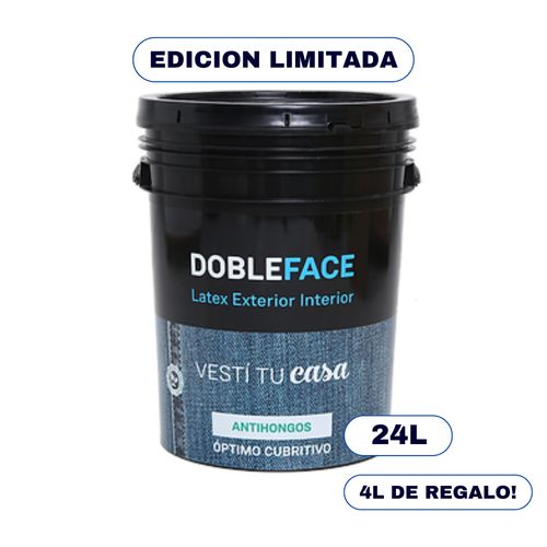 Latex Exterior Interior Doble Face Mate 24L Blanco