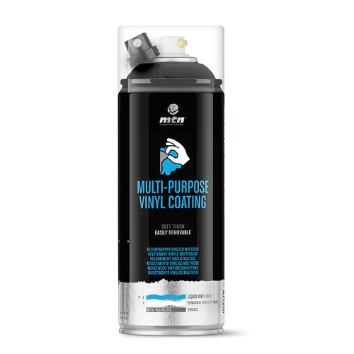 Aerosol MTN PRO Automotor Vinilico Liquido Negro Brillante 400ml