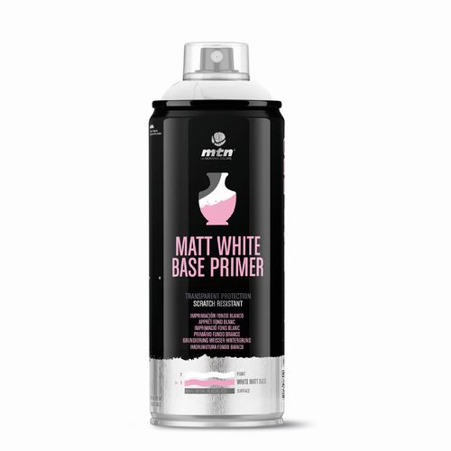 Aerosol MTN PRO Imprimacion Fondo Blanco semimate 400ml