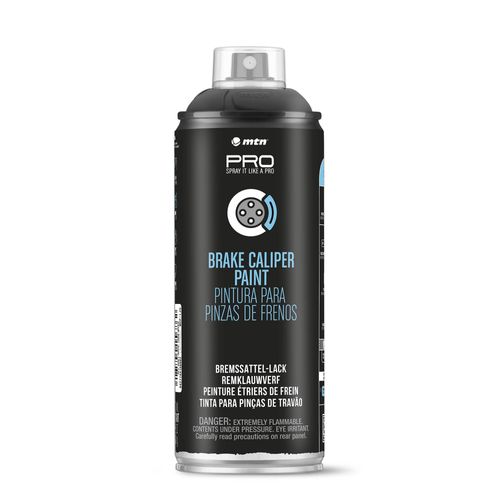Aerosol MTN PRO Automotor Pintura Pinza Freno Negro Brillante 400ml