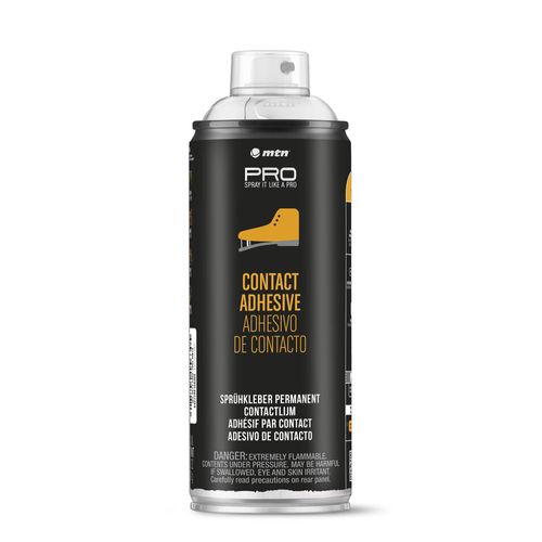 PR0801 Aerosol MTN PRO Adhesivo de Contacto Transparente amarillento 400ml