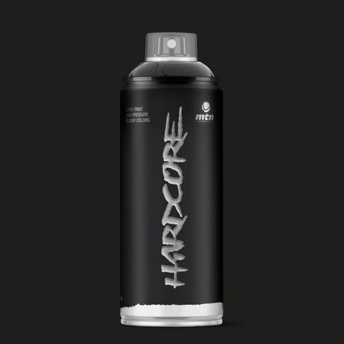 Aerosol MTN Hardcore R-9011 Negro Brillante