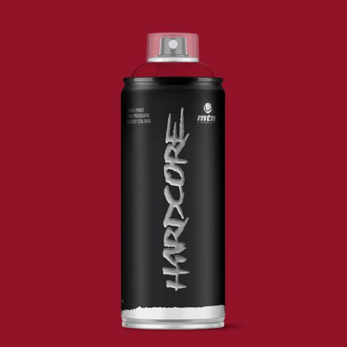 Aerosol MTN Hardcore RV-3004 Rojo Burdeos Brillante 400ml