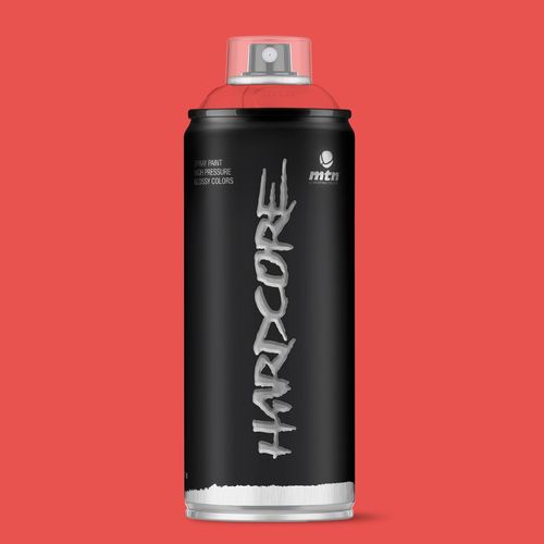 Aerosol MTN Hardcore RV-33 Rojo Colorado Brillante 400ml