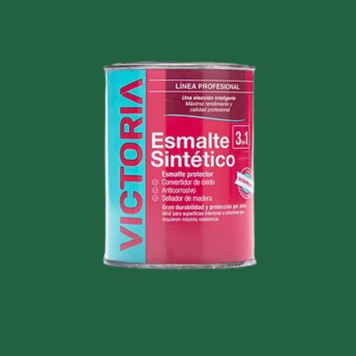 Esmalte Sintetico Brillante  0,50L Verde Esmeralda Victoria