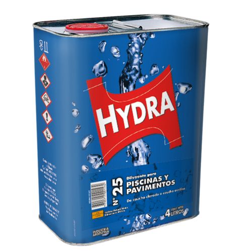 Diluyente Piletas/Vial 4 Lt Hydra/Dixilina