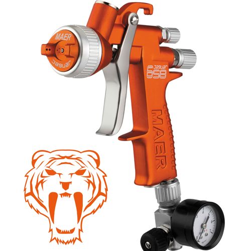 Pistola 658-G Pico 1.3mm Reg. c/manómetro