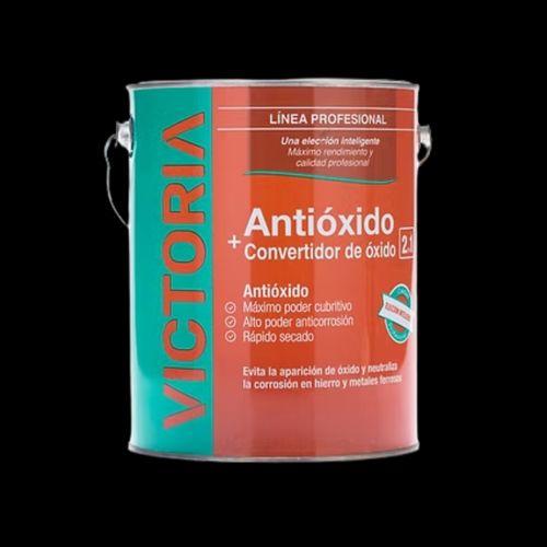 Fondo Antioxido + Convertidor 0,5L Negro Mate Victoria